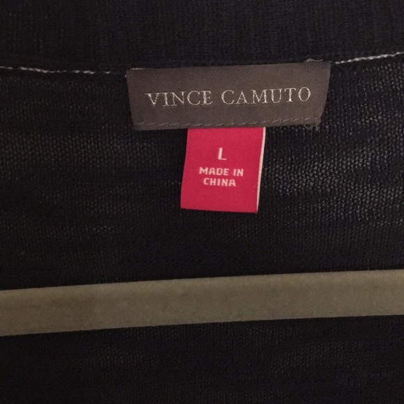 Vince Camuto Navy Lightweight Cardigan - Picture 2 of 5